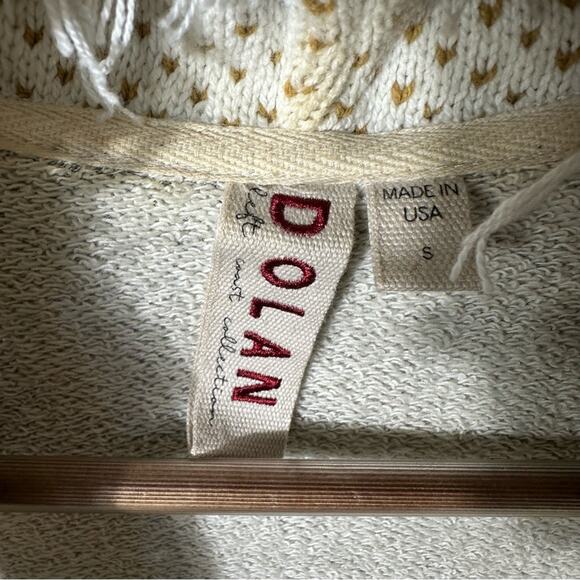 Dolan Anthropologie Striped Fringe Cardigan Size Small - Picture 5 of 6